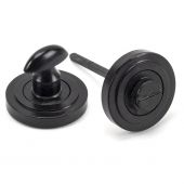 45748 From The Anvil External Beeswax Round Thumbturn Set (Art Deco)