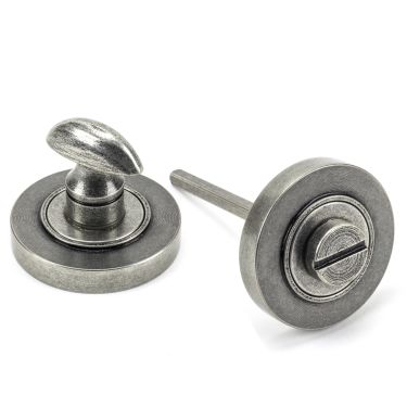 Click Here To Enlarge This Photo Of 45751 From The Anvil Pewter Round Thumbturn Set (Plain)