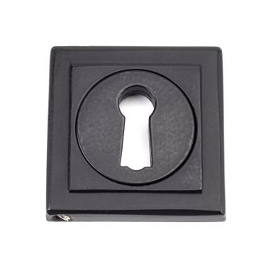 Click Here To Enlarge This Photo Of 49539 From The Anvil Matt Black Square Escutcheon (Square)