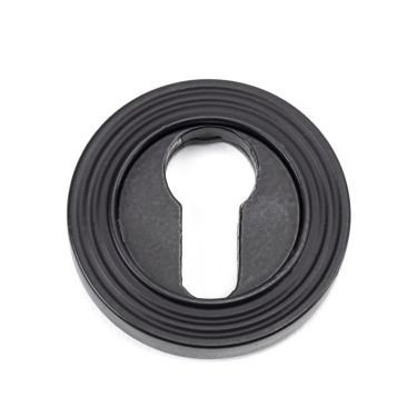 Click Here To Enlarge This Photo Of 49542 From The Anvil Matt Black Round Euro Escutcheon (Beehive)