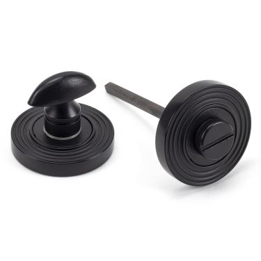 Click Here To Enlarge This Photo Of 49546 From The Anvil Matt Black Round Thumbturn Set (Beehive)