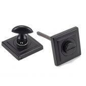 49547 From The Anvil Matt Black Square Thumbturn Set (Square)