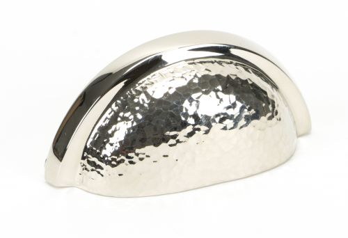 Click Here To Enlarge This Photo Of 46042 From The Anvil Polished Nickel Hammered Regency Concealed Drawer Pull