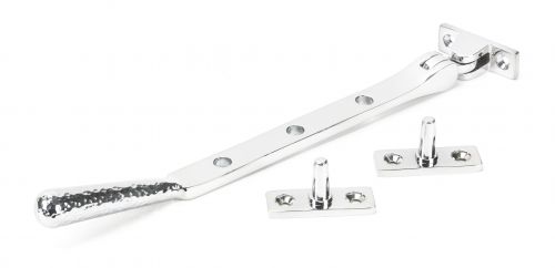 Click Here To Enlarge This Photo Of 46147 From The Anvil Polished Chrome 8" Hammered Newbury Stay