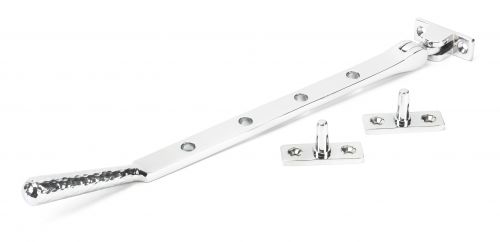 Click Here To Enlarge This Photo Of 46148 From The Anvil Polished Chrome 10" Hammered Newbury Stay