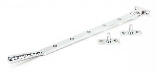 Click Here To Enlarge This Photo Of 46149 From The Anvil Polished Chrome 12" Hammered Newbury Stay