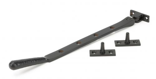 Click Here To Enlarge This Photo Of 46154 From The Anvil Aged Bronze 10" Hammered Newbury Stay