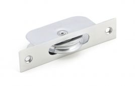 49588 From The Anvil Satin Chrome Square Ended Sash Pulley 75kg