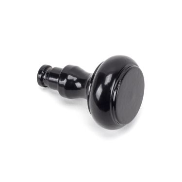 Click Here To Enlarge This Photo Of 49897 From The Anvil Black Regency Curtain Finial (pair)
