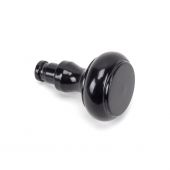 49897 From The Anvil Black Regency Curtain Finial (pair)