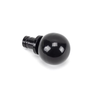 Click Here To Enlarge This Photo Of 49899 From The Anvil Black Ball Curtain Finial (pair)
