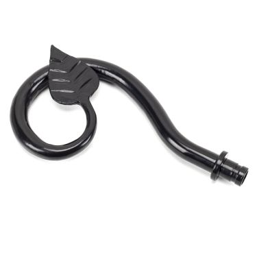 Click Here To Enlarge This Photo Of 49900 From The Anvil Black Leaf Curtain Finial (pair)