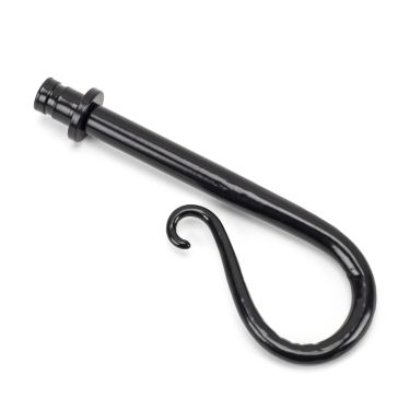 Click Here To Enlarge This Photo Of 49902 From The Anvil Black Shepherd's Crook Curtain Finial (pair)