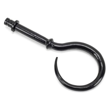 Click Here To Enlarge This Photo Of 49903 From The Anvil Black Hook Curtain Finial (pair)