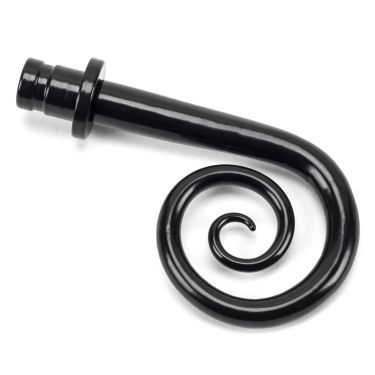 Click Here To Enlarge This Photo Of 49907 From The Anvil Black Monkeytail Curtain Finial (pair)