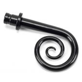 49907 From The Anvil Black Monkeytail Curtain Finial (pair)