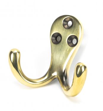 Click Here To Enlarge This Photo Of 46296 From The Anvil Aged Brass Celtic Double Robe Hook