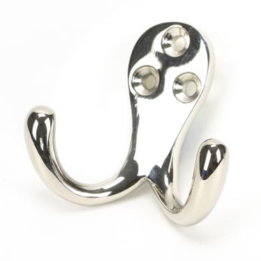 Click Here To Enlarge This Photo Of 46297 From The Anvil Polished Nickel Celtic Double Robe Hook