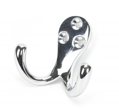 Click Here To Enlarge This Photo Of 46298 From The Anvil Polished Chrome Celtic Double Robe Hook