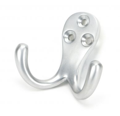 Click Here To Enlarge This Photo Of 46302 From The Anvil Satin Chrome Celtic Double Robe Hook