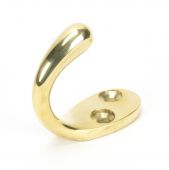 46308 From The Anvil Polished Brass Celtic Single Robe Hook