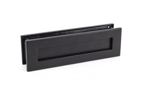 Click Here To Enlarge This Photo Of 49593 From The Anvil Matt Black Traditional Letterbox
