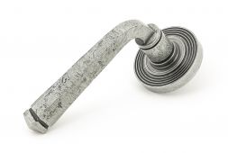 45633 From The Anvil Pewter Avon Round Lever on Rose Set (Beehive)