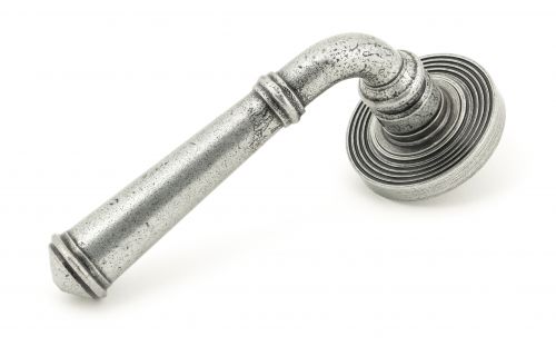 Click Here To Enlarge This Photo Of 49979 From The Anvil Pewter Regency Lever on Rose Set (Beehive) - Unsprung
