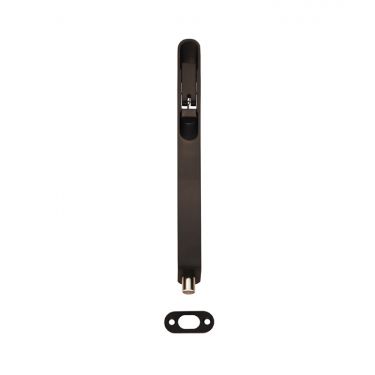 Click Here To Enlarge This Photo Of FBT1008MB/R - Carlisle Brass Eurospec 8" Lever Action Flush Bolt (Radius) Matt Black