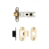 BTL3/R - Carlisle Brass Eurospec 76mm CE Tubular Mortice Latch (Radius) Electro Brass