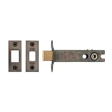 Click Here To Enlarge This Photo Of YKBDB4N-MB M.Marcus York Architectural Tubular Bathroom Deadbolt 4" Matt Bronze Finish