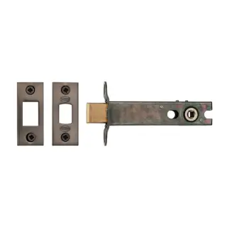 YKBDB4N-MB M.Marcus York Architectural Tubular Bathroom Deadbolt 4" Matt Bronze Finish
