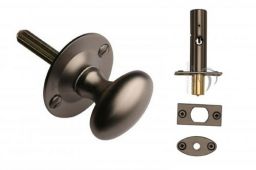 BT5+RB7-MB Heritage Brass Oval Thumbturn with Bolt Matt Bronze Finish