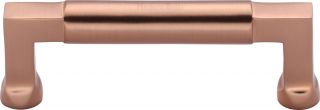 C0312 101-SRG Heritage Brass Cabinet Pull Bauhaus Design 101mm ctc Satin Rose Gold Finish