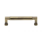 C0312 128-AT Heritage Brass Cabinet Pull Bauhaus Design 128mm ctc Antique Brass Finish
