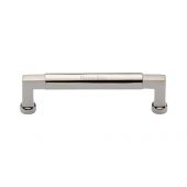 C0312 128-PNF Heritage Brass Cabinet Pull Bauhaus Design 128mm ctc Polished Nickel Finish