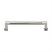 C0312 160-PNF Heritage Brass Cabinet Pull Bauhaus Design 160mm ctc Polished Nickel Finish