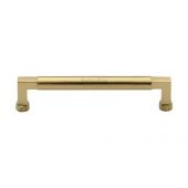 C0312 160-SB Heritage Brass Cabinet Pull Bauhaus Design 160mm ctc Satin Brass Finish
