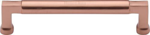 Click Here To Enlarge This Photo Of C0312 160-SRG Heritage Brass Cabinet Pull Bauhaus Design 160mm ctc Satin Rose Gold Finish