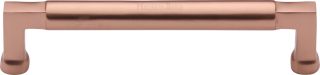 C0312 160-SRG Heritage Brass Cabinet Pull Bauhaus Design 160mm ctc Satin Rose Gold Finish