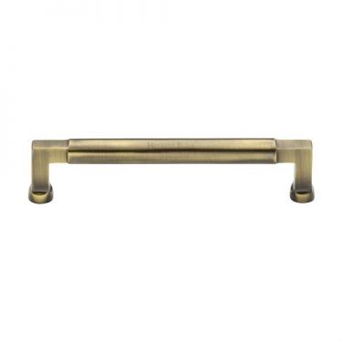 Click Here To Enlarge This Photo Of C0312 203-AT Heritage Brass Cabinet Pull Bauhaus Design 203mm ctc Antique Brass Finish