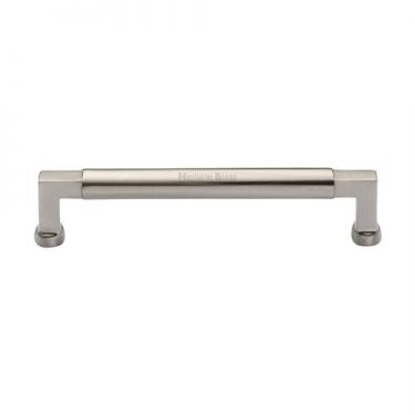 Click Here To Enlarge This Photo Of C0312 203-SN Heritage Brass Cabinet Pull Bauhaus Design 203mm ctc Satin Nickel Finish