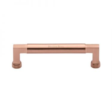 Click Here To Enlarge This Photo Of C0312 203-SRG Heritage Brass Cabinet Pull Bauhaus Design 203mm ctc Satin Rose Gold Finish