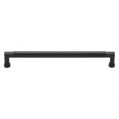 C0312 254-BKMT Heritage Brass Cabinet Pull Bauhaus Design 254mm ctc Matt Black Finish
