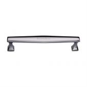 C0334 254-PC Heritage Brass Cabinet Pull Deco Design 254mm ctc Polished Chrome Finish