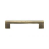 C0337 128-AT Heritage Brass Cabinet Pull Metro Design 128mm ctc Antique Brass Finish
