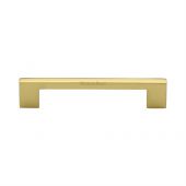 C0337 128-PB Heritage Brass Cabinet Pull Metro Design 128mm ctc Polished Brass Finish