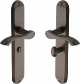 MM7230-MB Heritage Brass Door Handle For Bathroom Algarve Long Design Matt Bronze Finish