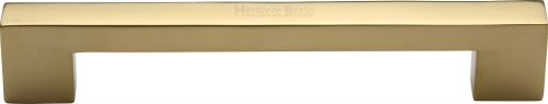 Click Here To Enlarge This Photo Of C0337 160-PB Heritage Brass Cabinet Pull Metro Design 172mm ctc Polished Brass Finish