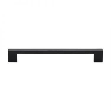 Click Here To Enlarge This Photo Of C0337 192-BKMT Heritage Brass Cabinet Pull Metro Design 192mm ctc Matt Black Finish